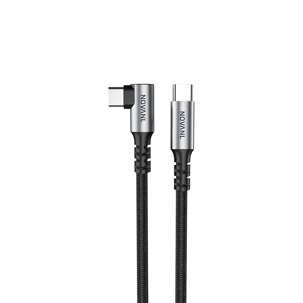 NOVANL SpeedCharge 90-graden USB-C naar USB-C Kabel 18W (1.5M)