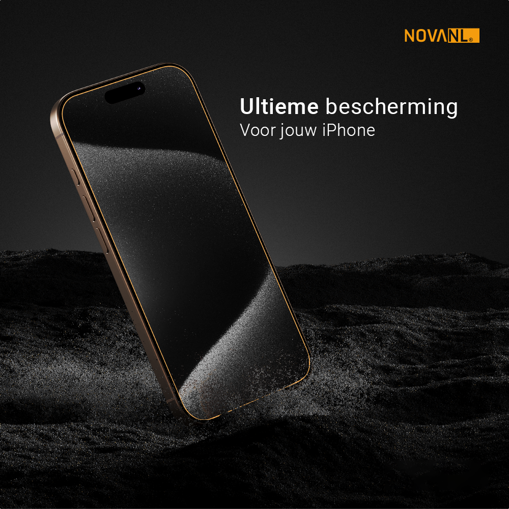 NOVANL 3 in 1 GlassProtector (incl. Applicator) Compatible for iPhone 17