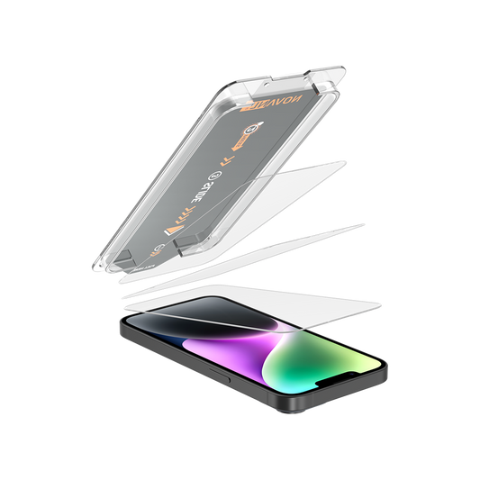 NOVANL 3-Pack Screen Protectors voor iPhone 14 Pro met Installatiekit