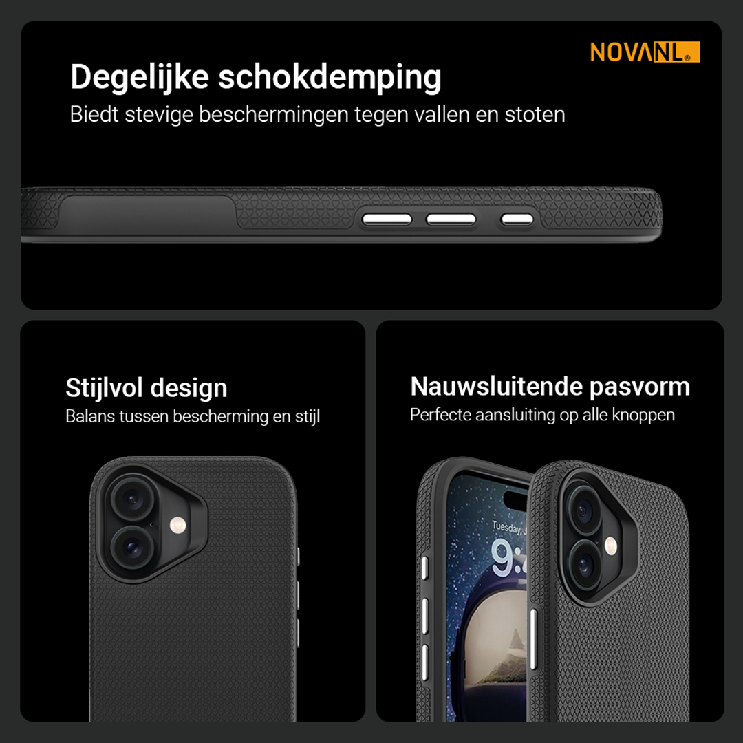 NOVANL GripArmor Case (Incl. Magnetics) Compatible for iPhone 17