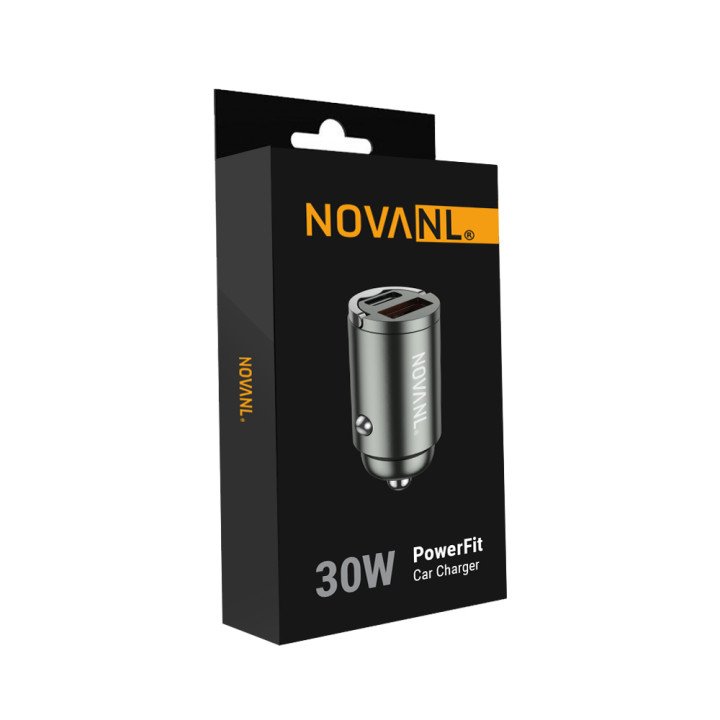 NOVANL PowerFit 30W (USB-A & USB-C) Autolader