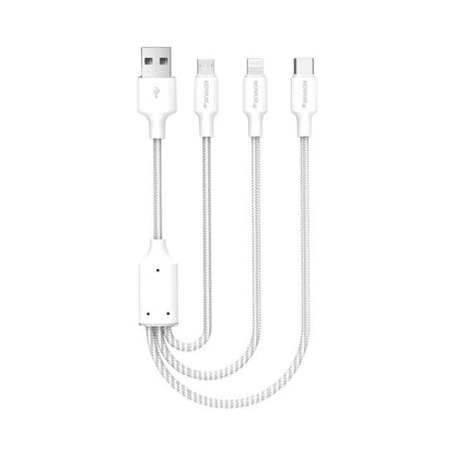 NOVANL SpeedCharge Kabel 1.5M USB-A naar 3-in-1 Kabel 12W