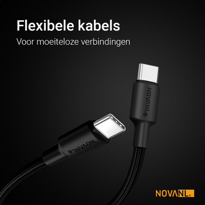 NOVANL SpeedCharge USB-C naar USB-C Kabel 60W