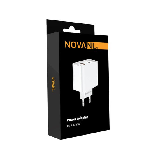 NOVANL ProCharge Elite 35W USB-A & USB-C (Dubbele Poort) Adapter