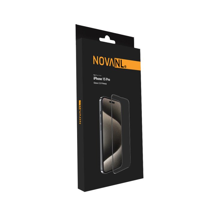 NOVANL GlassProtector Pro Privacy voor iPhone 15 Pro