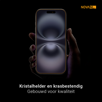 NOVANL 3 in 1 GlassProtector (incl. Applicator) Compatible for iPhone 17