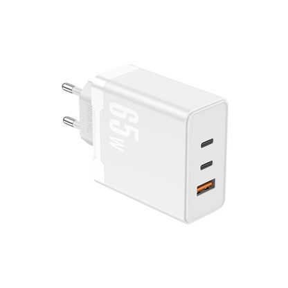 NOVANL ProCharge Ultra 65W GaN 2xUSB-C & USB-A (Drievoudige Poort) Adapter